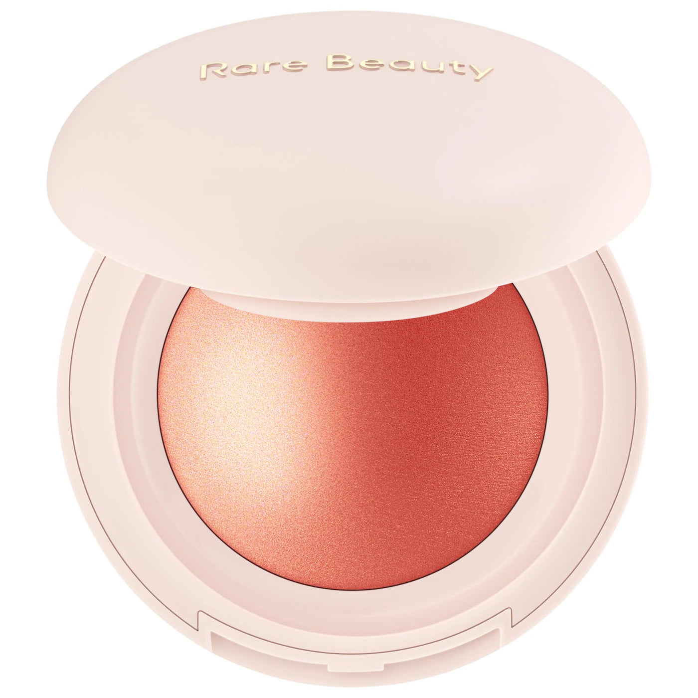 Colorete blush con iluminador highlighter de rare beauty Selena Gomez 